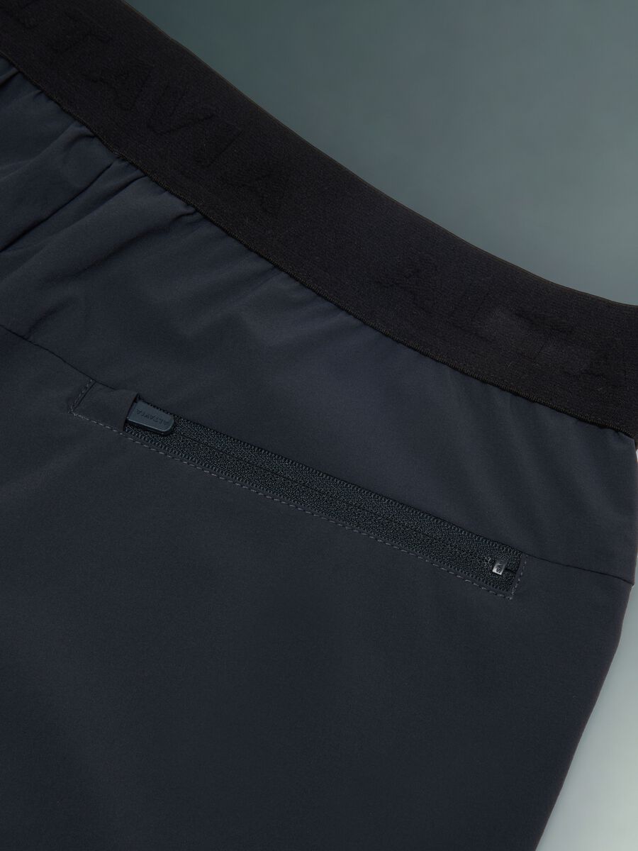 Black ALTAVIA BIKE technical shorts in stretch fabric_6