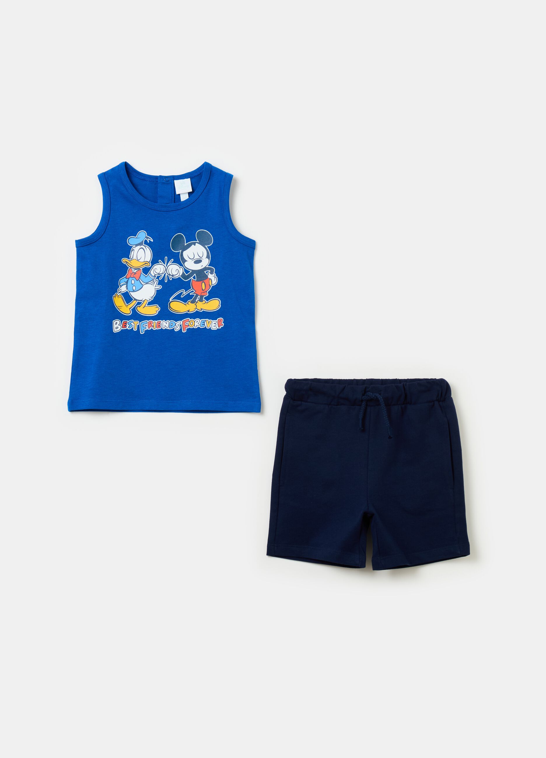 Jogging set in cotone stampa Donald Duck 90