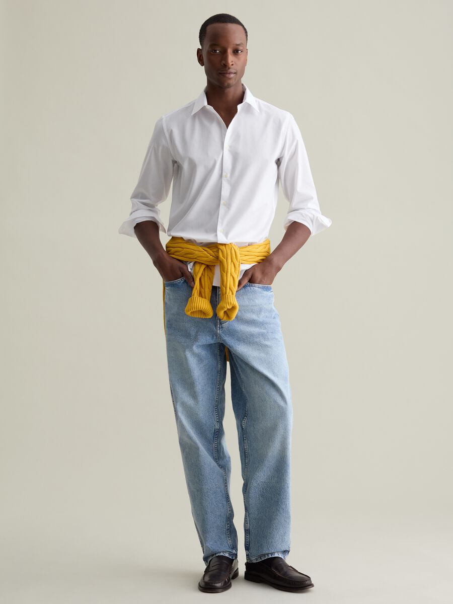 Wide-leg jeans with five pockets_0