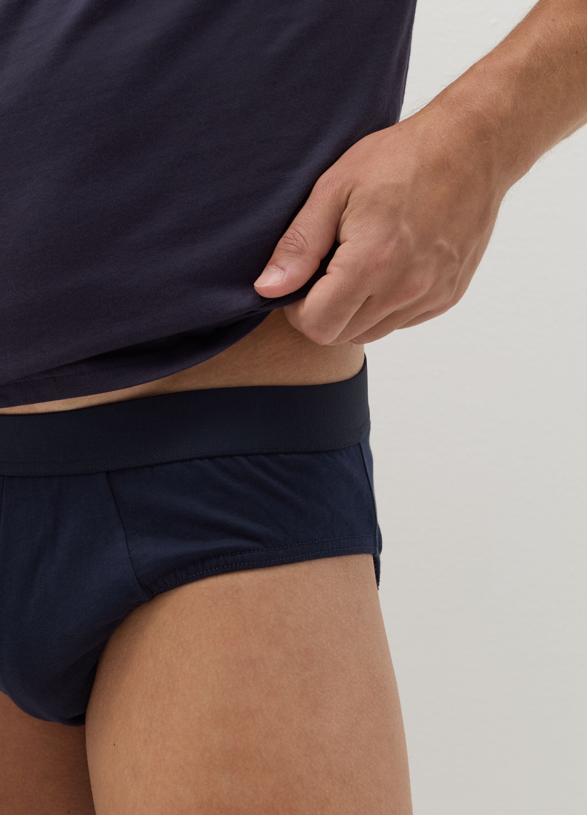 Three-pack briefs in organic cotton