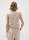 Slim fit beige waistcoat_3