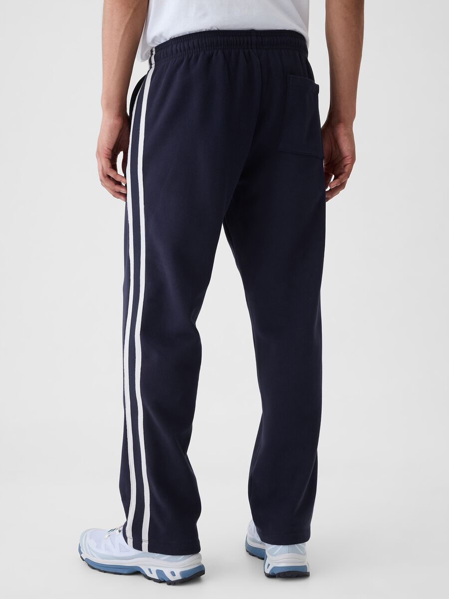 Joggers con bande rigate ricamo logo Athletic_2