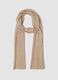 Sciarpa beige in misto lana, cashmere e viscosa_0