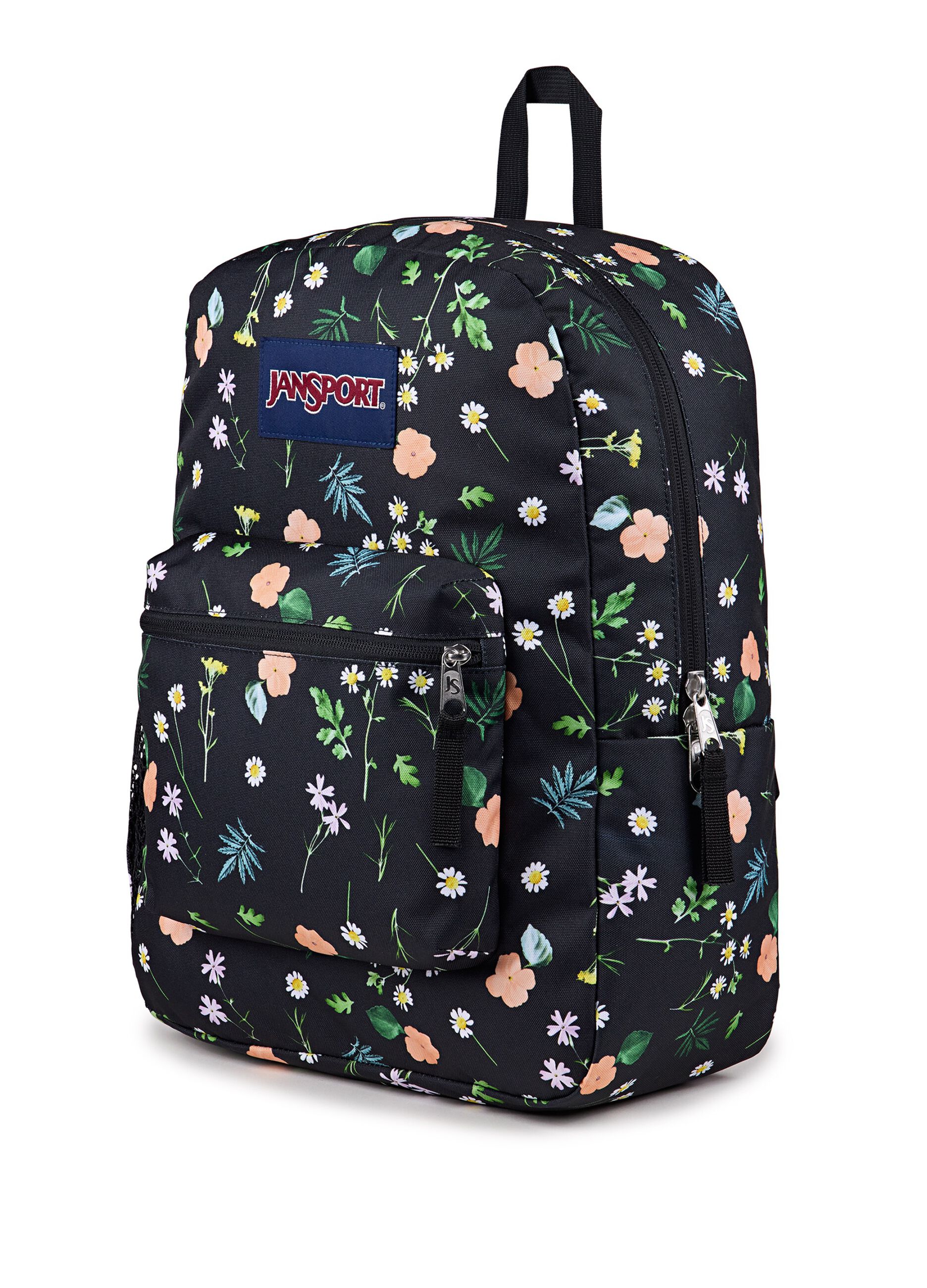 Cross Town backpacks with small flowers