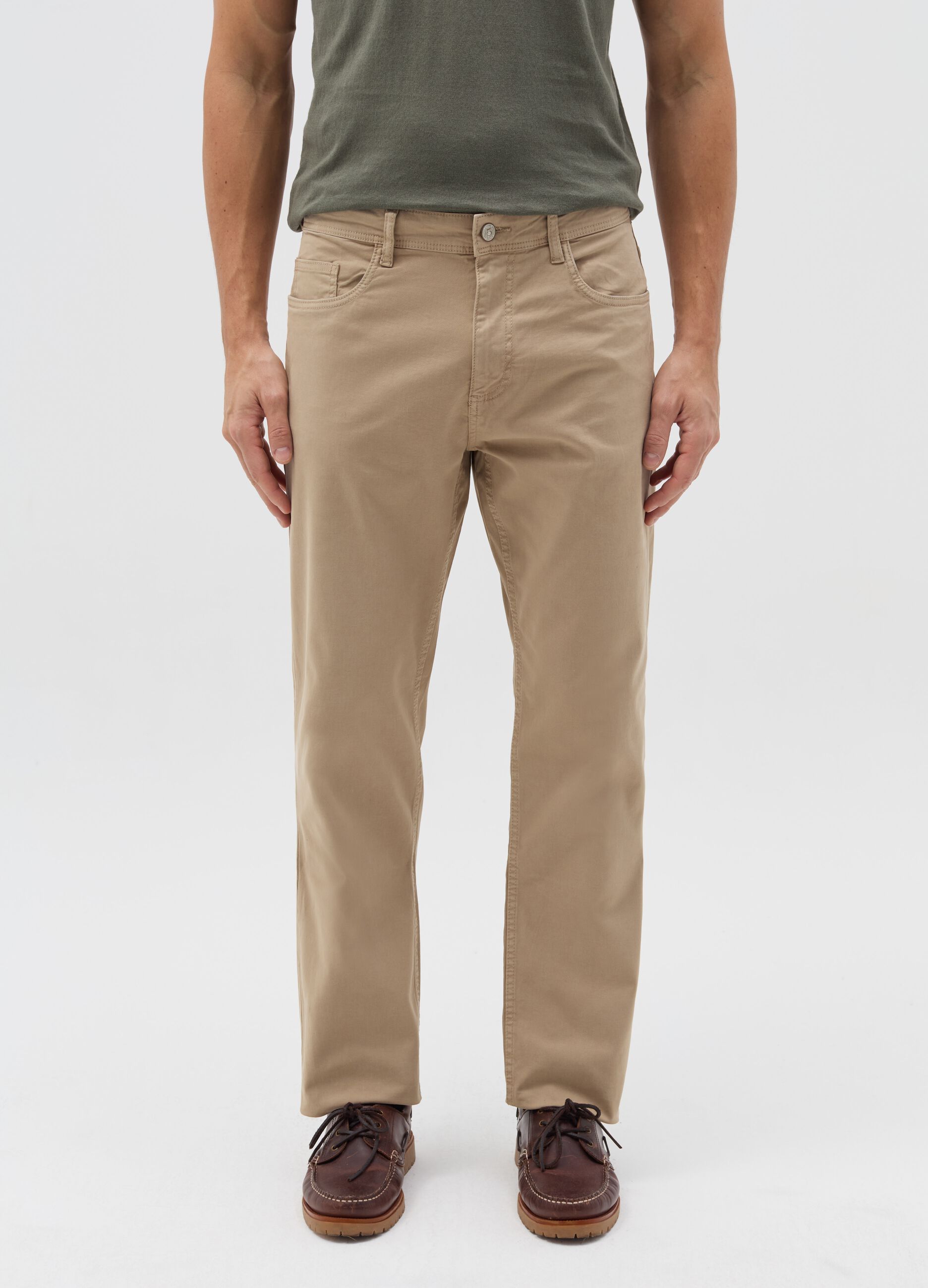 Regular-fit trousers with five pockets