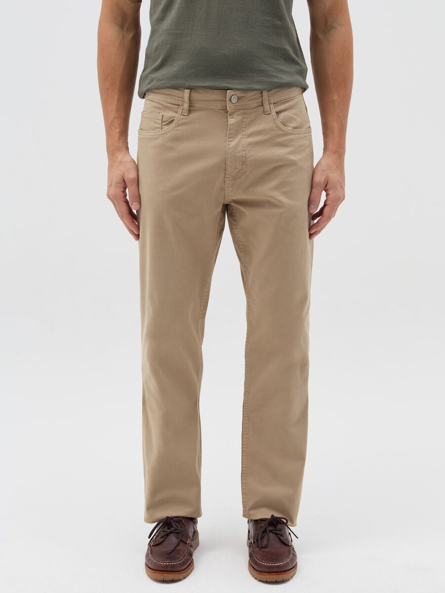 Regular-fit trousers with five pockets_1