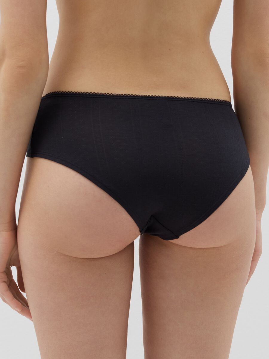 Pointelle French knickers with crochet_3