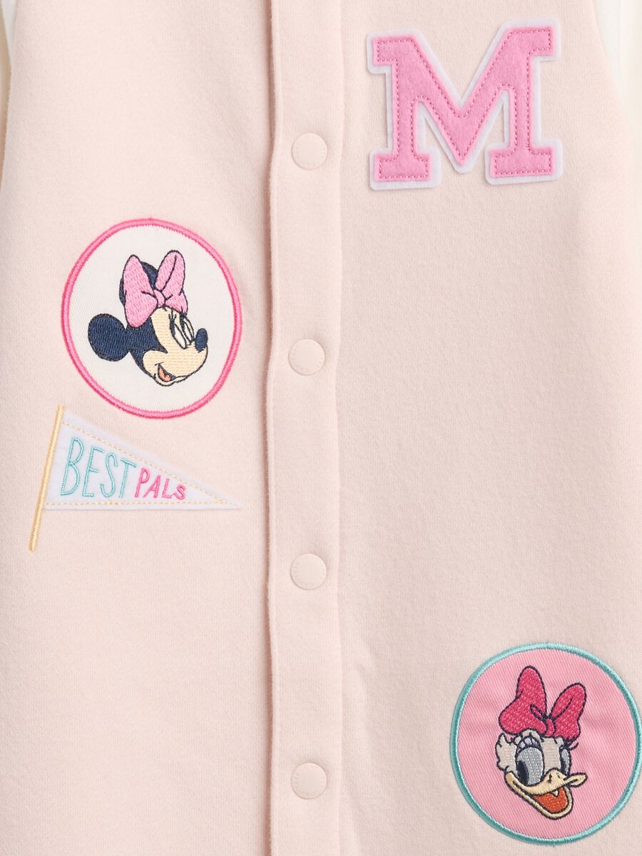Unisex pink overalls with Disney embroidery_2