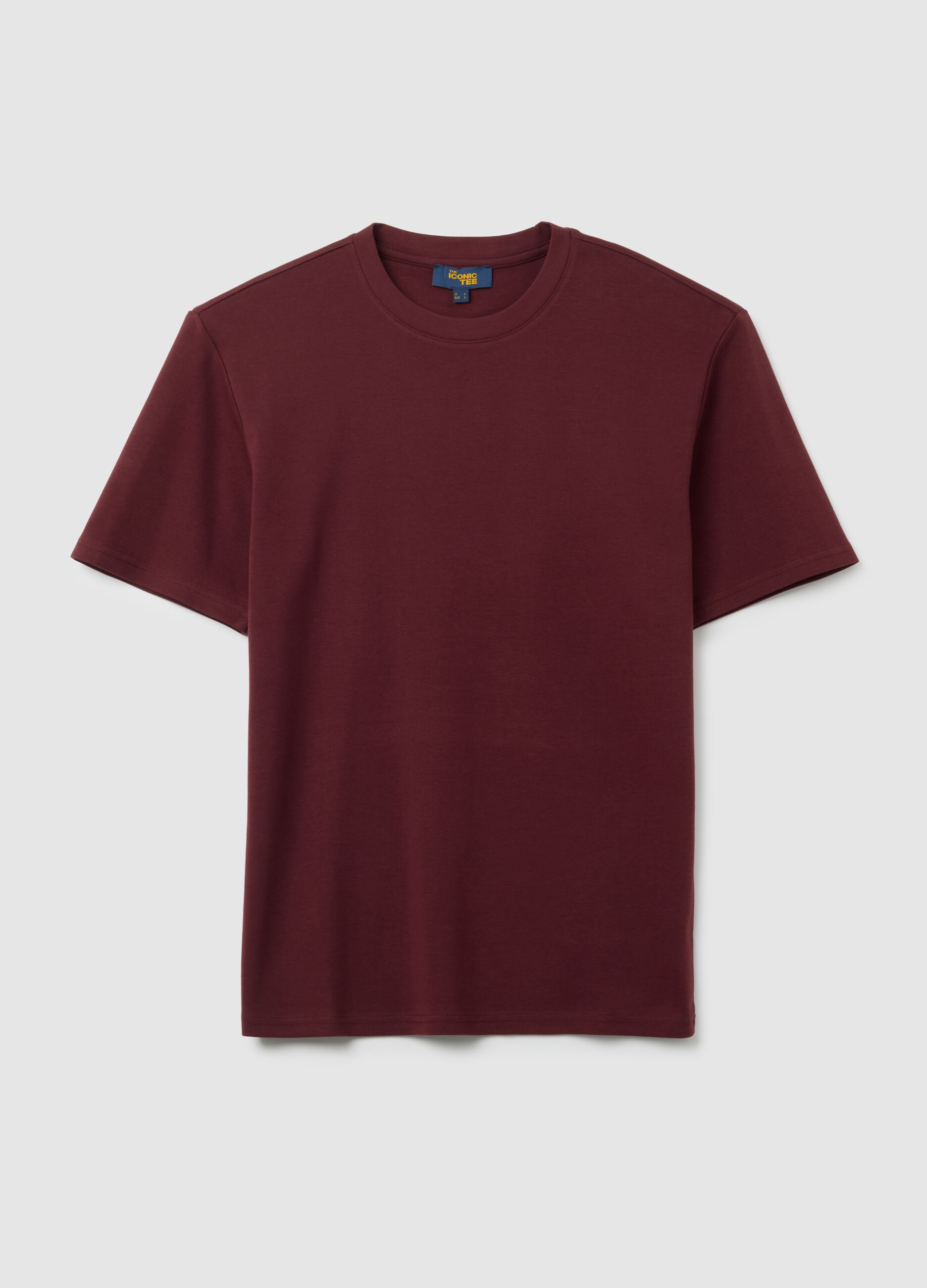 Pure Cotton Red T-shirt Relaxed Fit