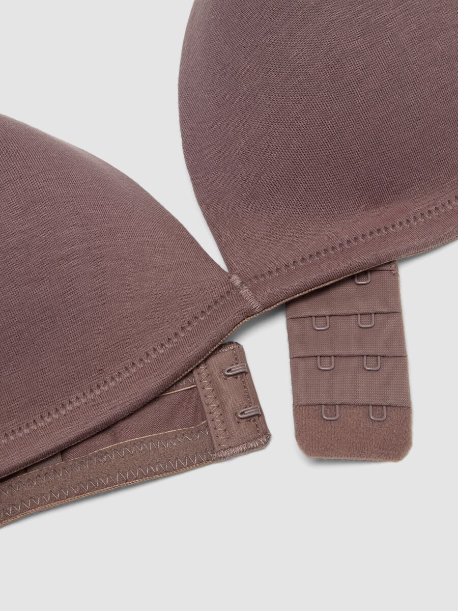 Reggiseno grigio imbottito in cotone organico_5