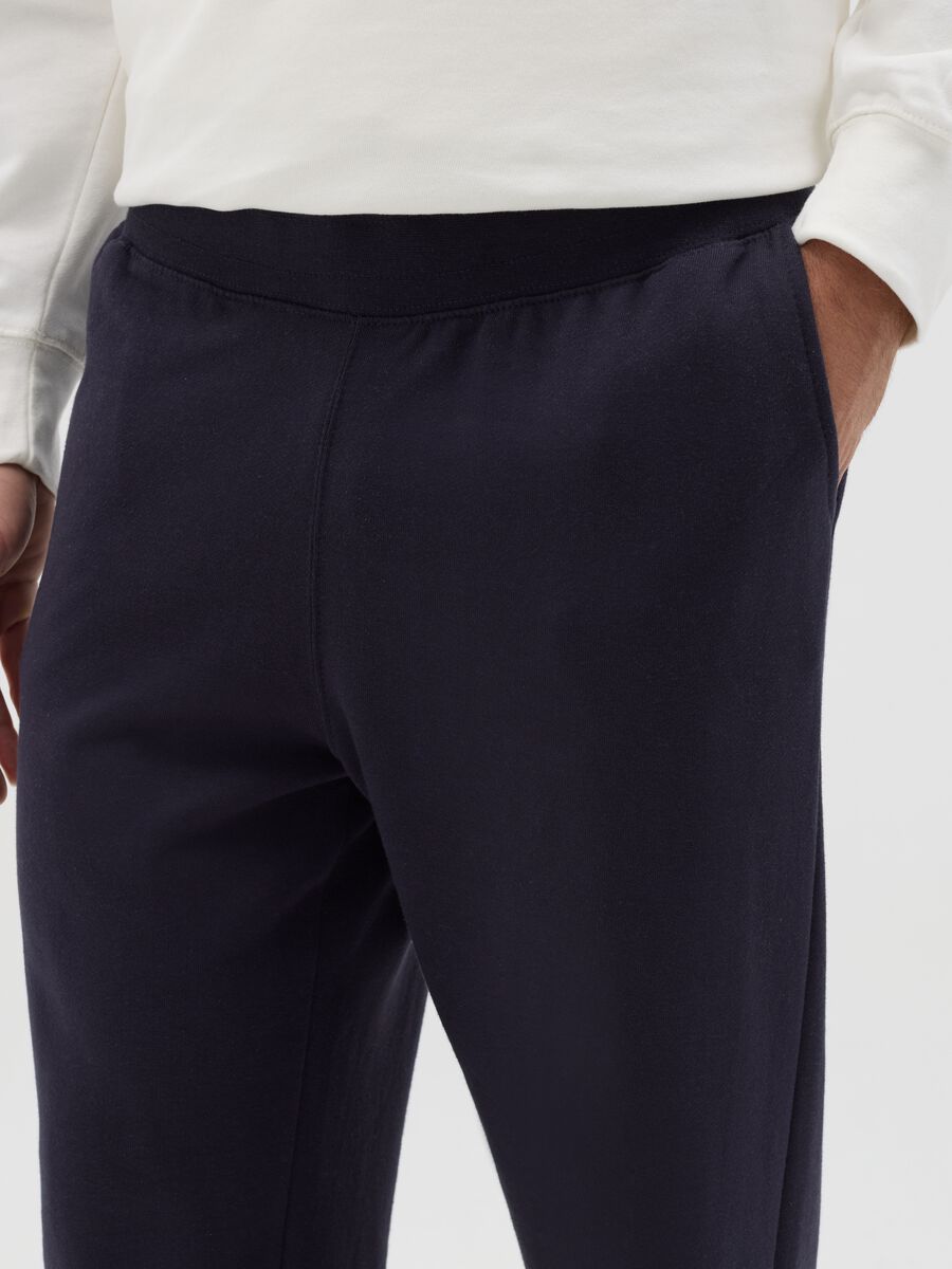 Joggers in cotton with drawstring_2