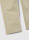 Children's beige stretch cotton blend trousers with regular fit_3