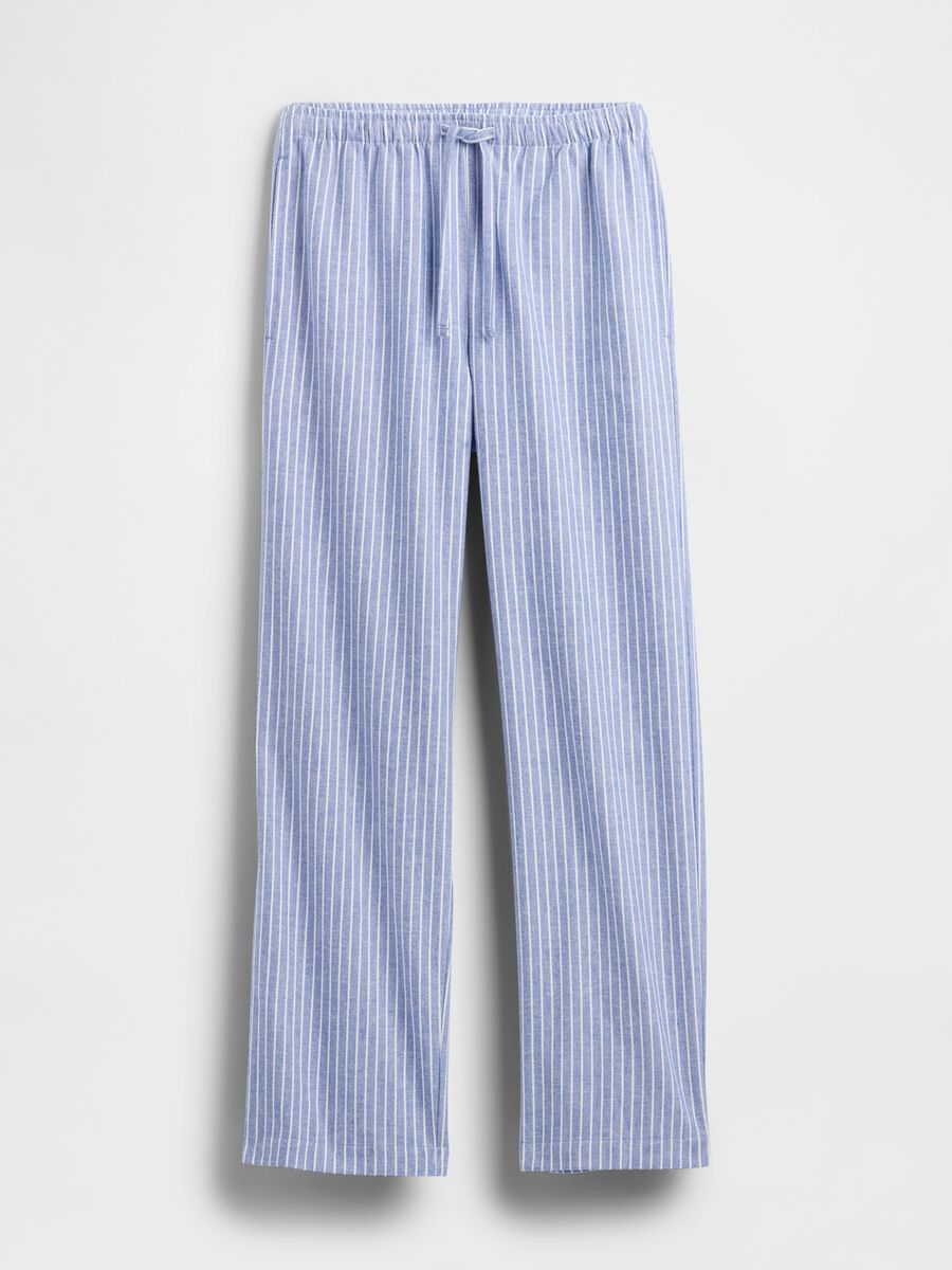 Pigiama azzurro in cotone_3