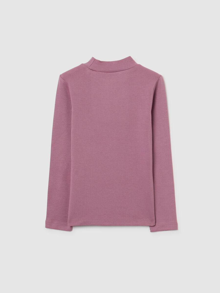Girls' pure cotton pink regular fit top_1