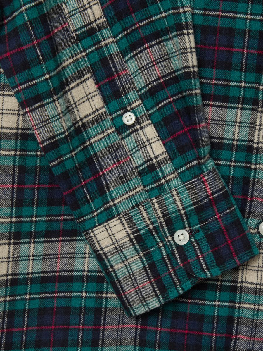 Chequered flannel shirt with pocket_5