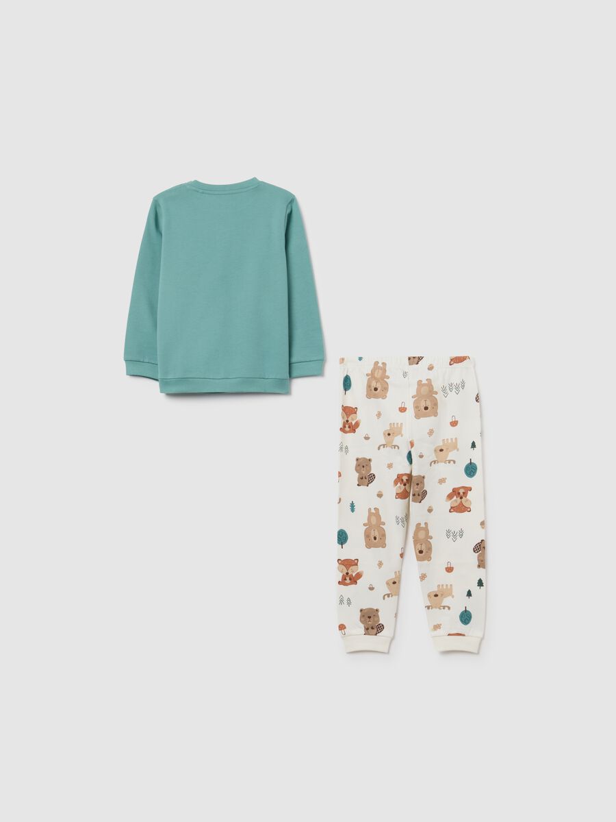 Pigiama da neonato in puro cotone multicolor regular fit_1