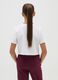 Girls' white pure cotton boxy fit T-shirt_1