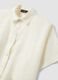 White pure linen regular-fit shirt_5