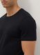 Pack of three black crew-neck cotton t-shirts in regular fit_3