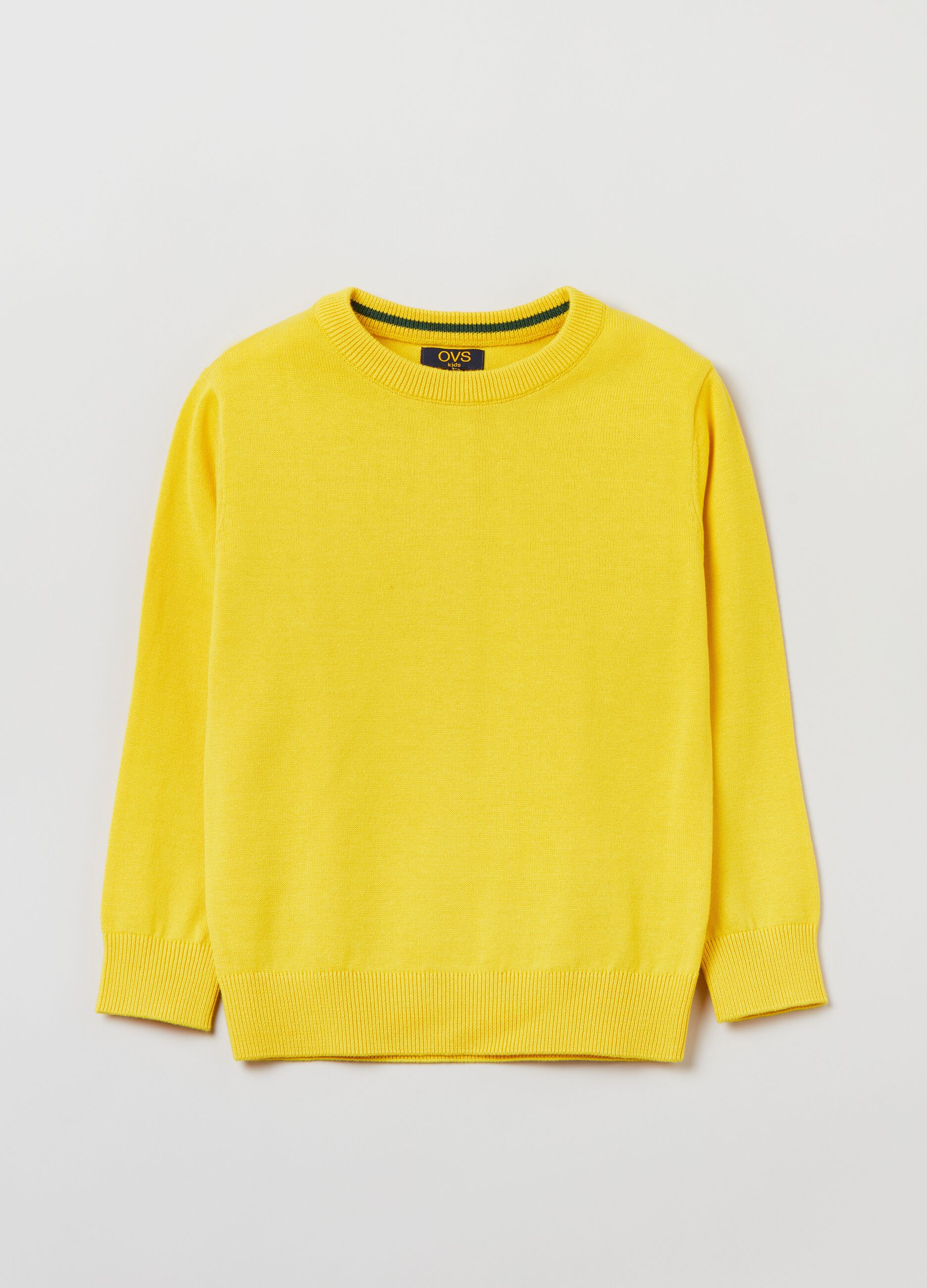 Pullover girocollo in cotone_0