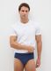 Multicolour regular fit cotton stretch briefs - Tripack_0