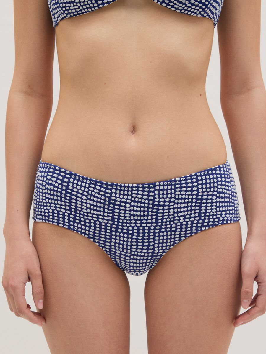High-rise women's bikini briefs in stretch fabric_2