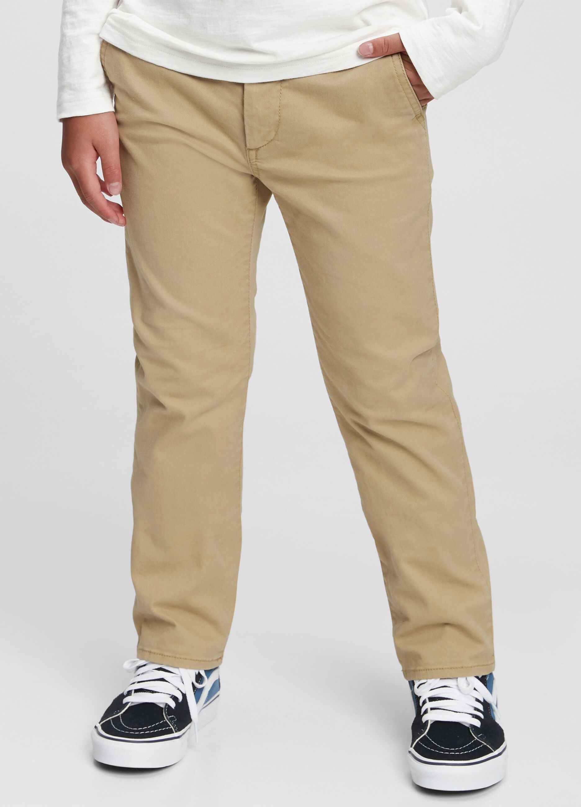 Pantaloni chino in cotone stretch