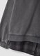 Felpa grigio scuro melange in misto cotone con inserto camicia regular fit_2