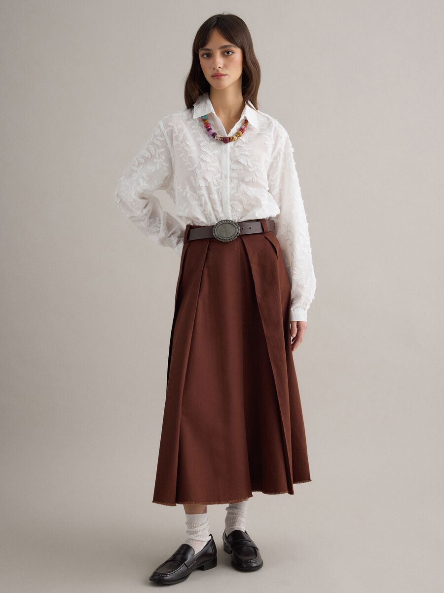 Multicolour wooden necklace with adjustable closure_1