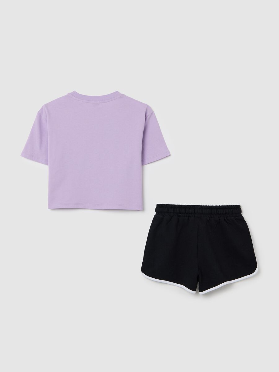 Stitch Print Cotton Jogging Set_1