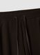 Brown ribbed stretch viscose straight-fit trousers_1