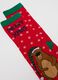 Multicolour Christmas Long Socks Twin Pack for Children in Cotton Blend_2