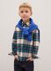 Multi-coloured check shirt for boys in pure cotton regular fit_0