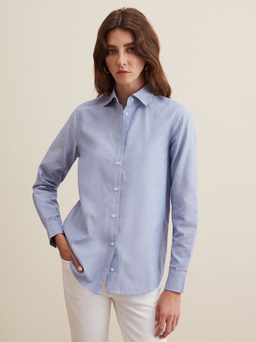 Camicia in cotone oxford_1