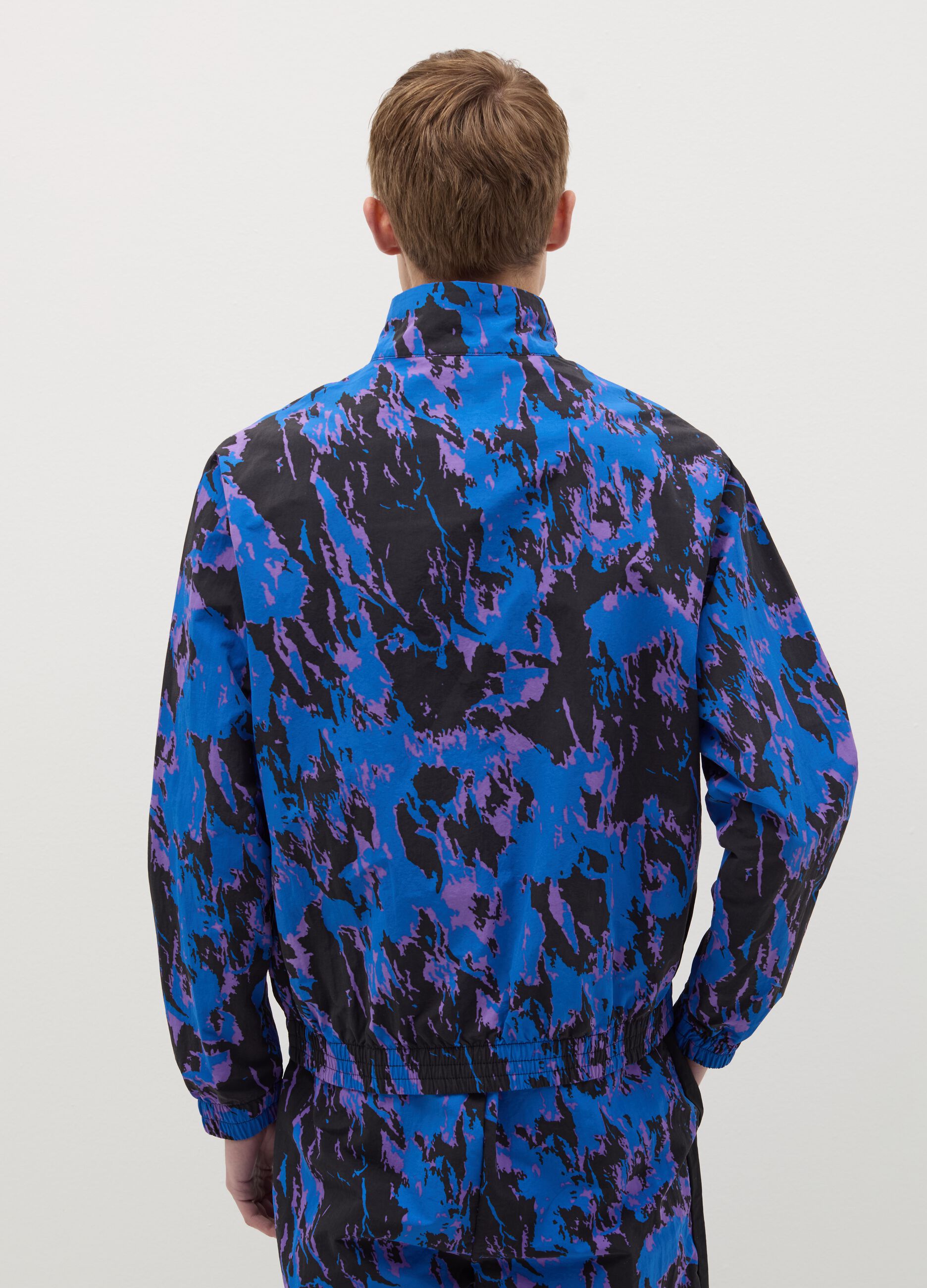 B.ANGEL X THE SEA BEYOND tie-dye full-zip sweatshirt with print