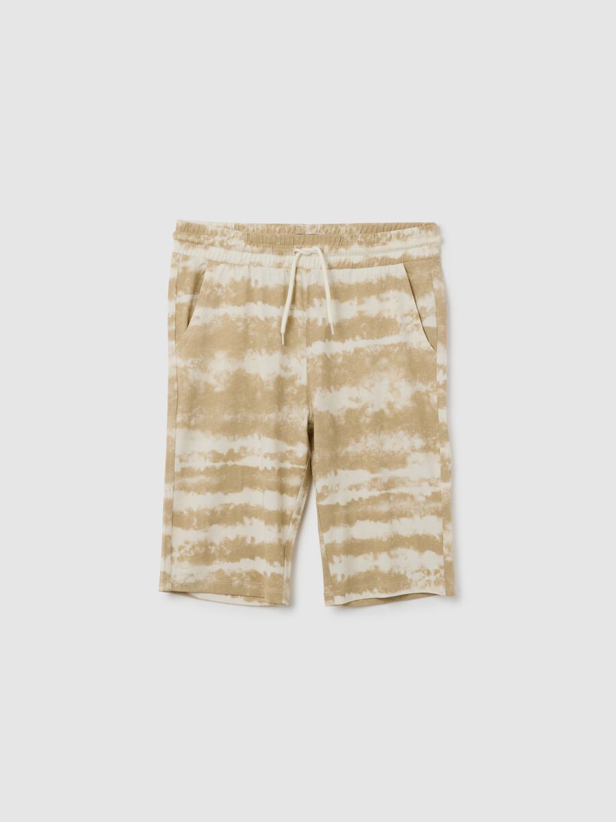 Pantaloncini da ragazzo in puro cotone multicolor regular fit_3