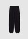 Girls' Jogger Pants in Black Cotton Blend Regular Fit_3