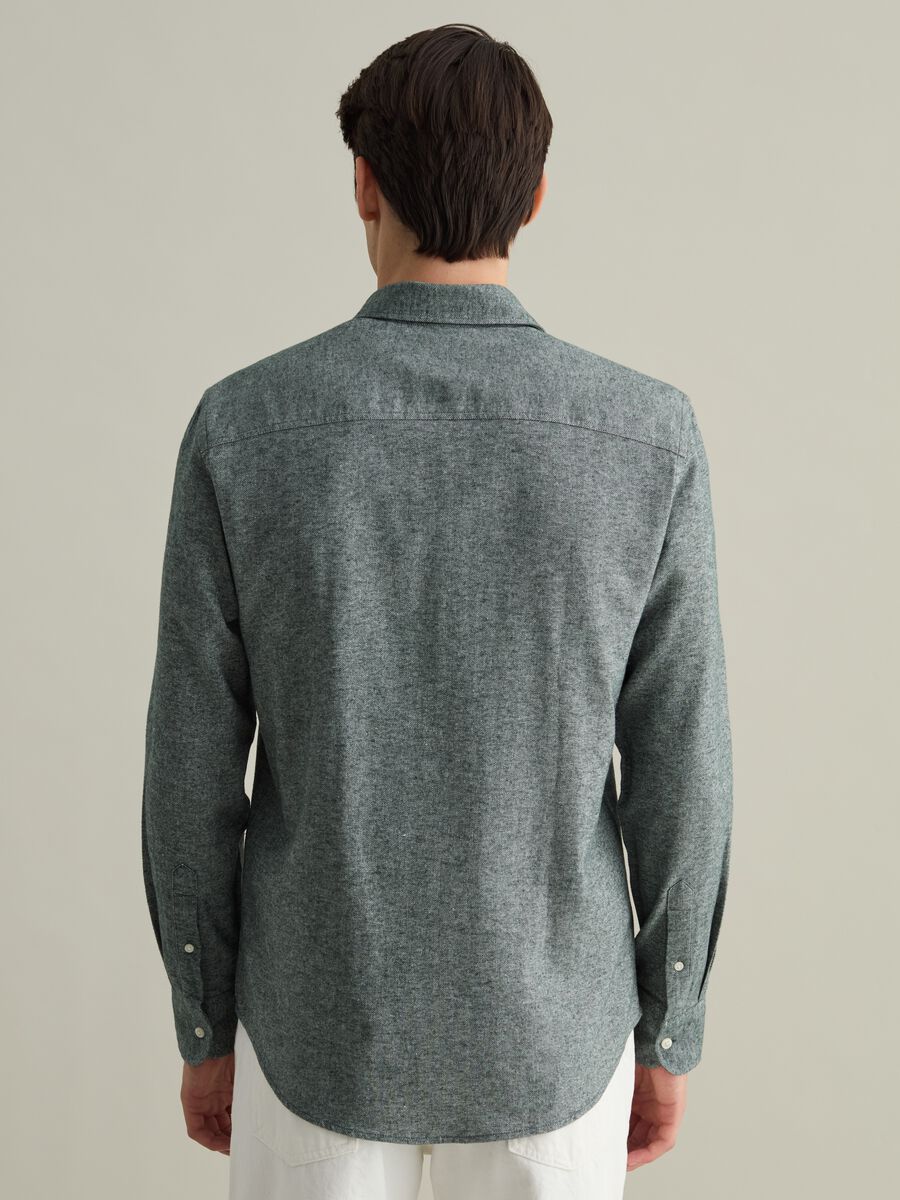 Shirt in mélange flannel_2