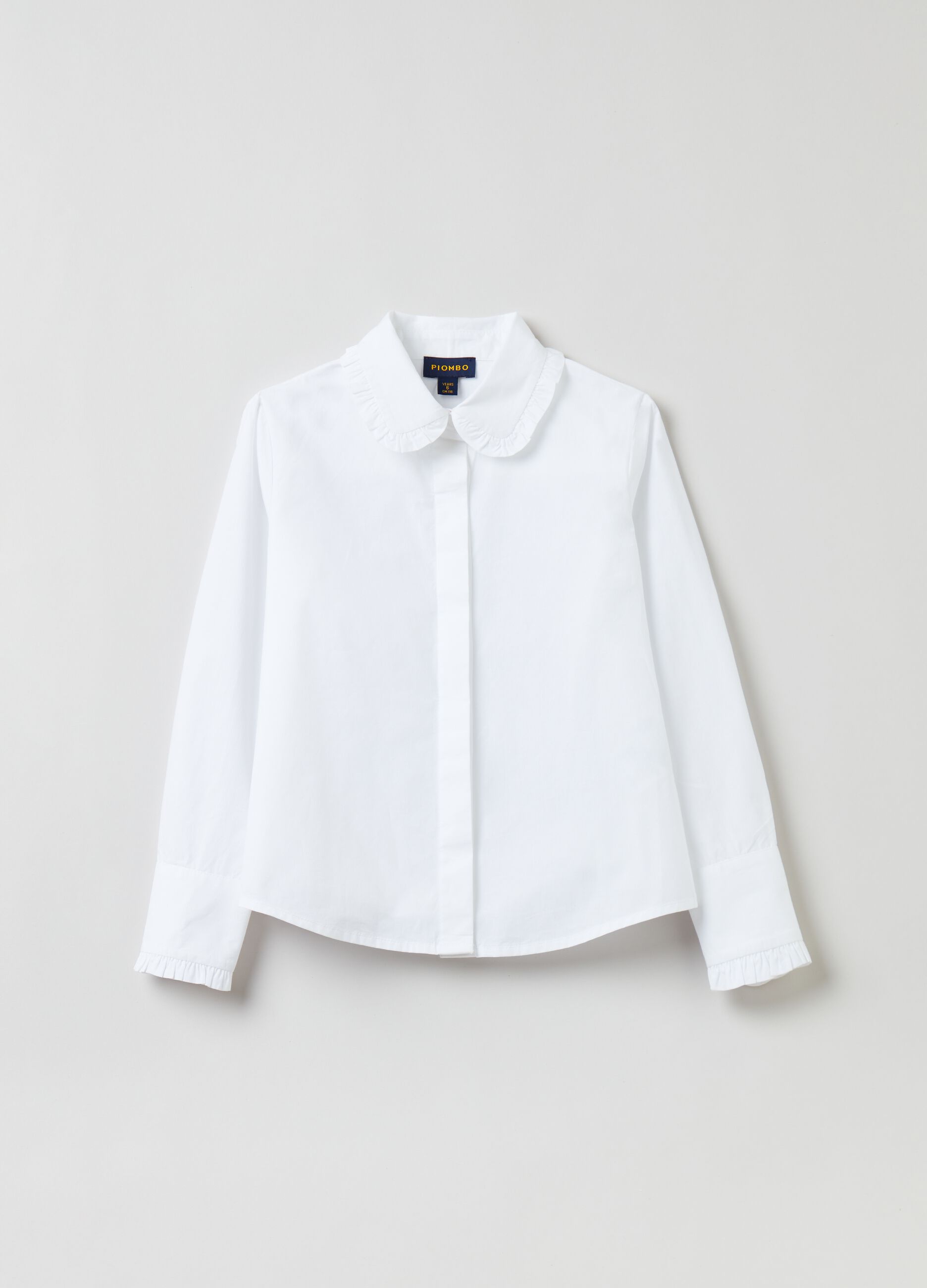 Camicia top bianca bimba