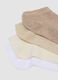 Multipack di sette calzini invisibili beige in tessuto elasticizzato_2