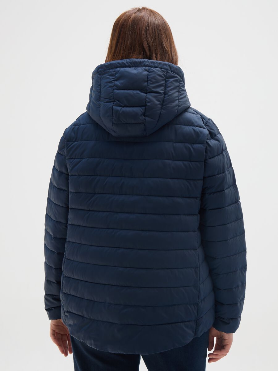 Blue Regular Fit Jacket_3
