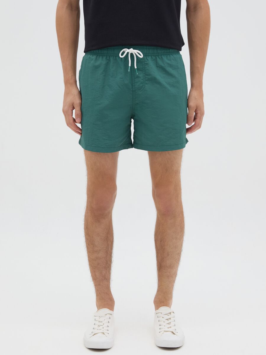 Green Ovs Beach Boxer Shorts_1