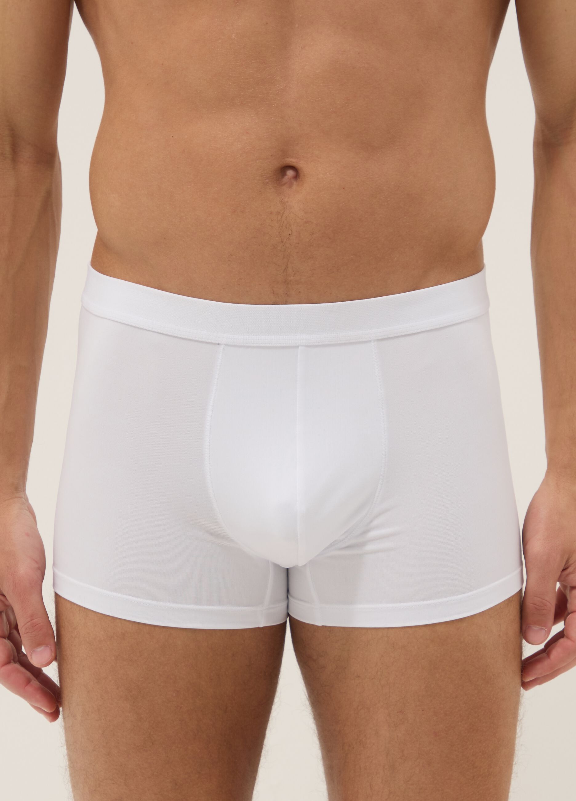 Tripack Regular Fit White Boxers