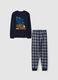 Fleece pyjamas with print_0