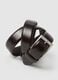 Black Genuine Leather Belt_2