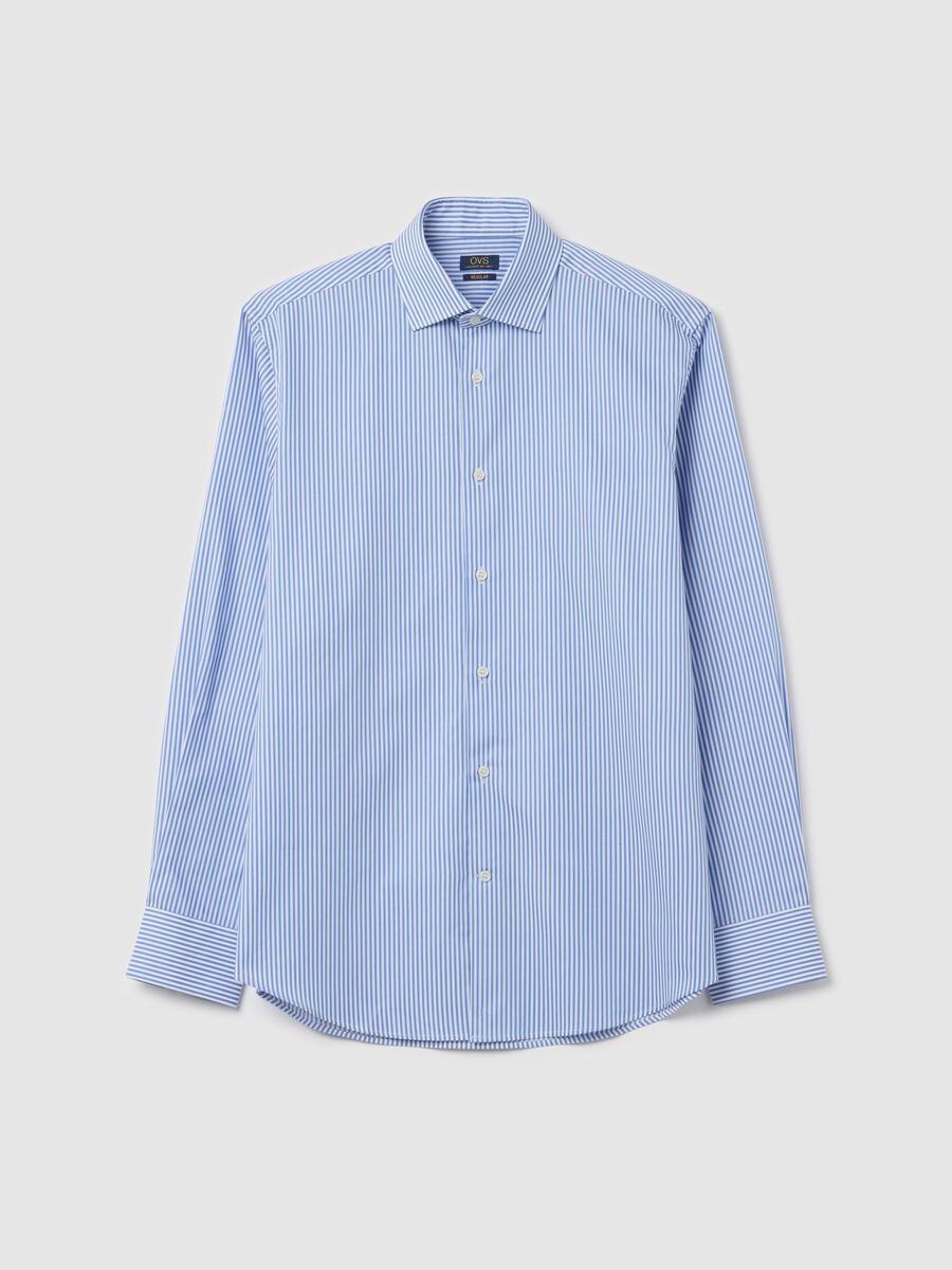 Regular-fit striped easy-iron shirt_4