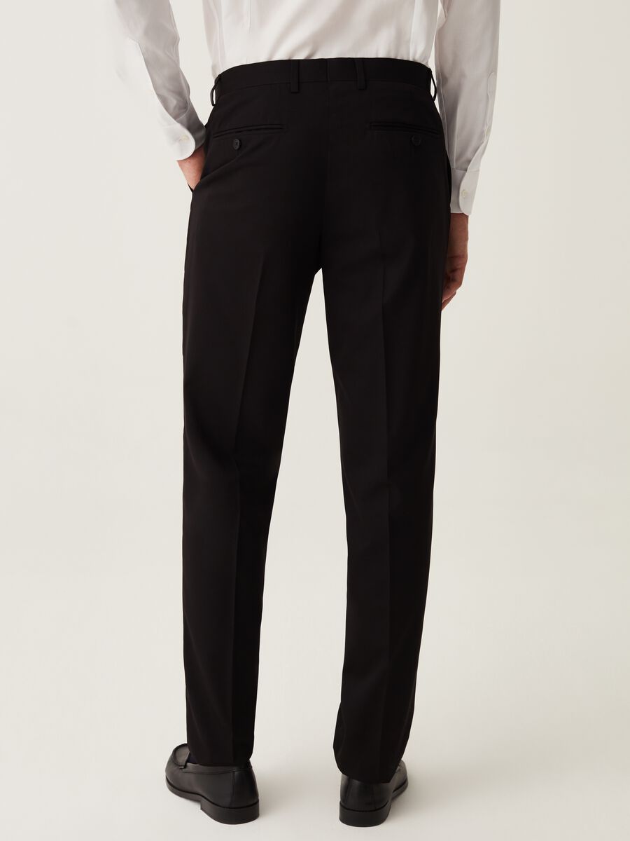 Pantalone regular fit nero_2
