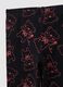 Leggings da bambina in cotone elasticizzato nero_2