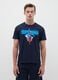 Men's blue pure cotton pyjama with Superman graphic_1