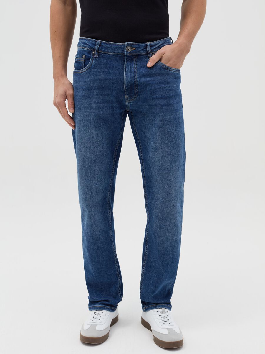 Comfort-fit stretch jeans_1